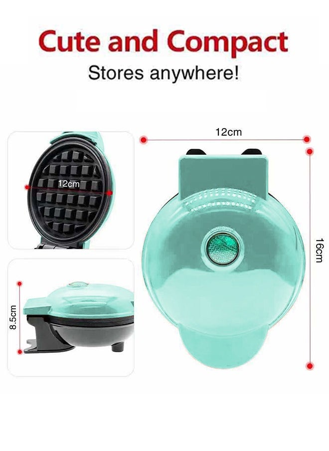 Generic - 4" Mini Waffle Maker - Made With Premium Quality Plastic & Non-Stick Coating - Small Pancake Maker For Brownies, Cookies, Quesadillas, Calzones, Hash Browns and Other Foods - Image 1