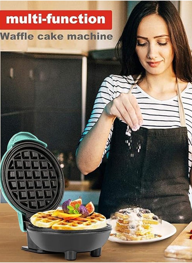 Generic - 4" Mini Waffle Maker - Made With Premium Quality Plastic & Non-Stick Coating - Small Pancake Maker For Brownies, Cookies, Quesadillas, Calzones, Hash Browns and Other Foods - Image 1