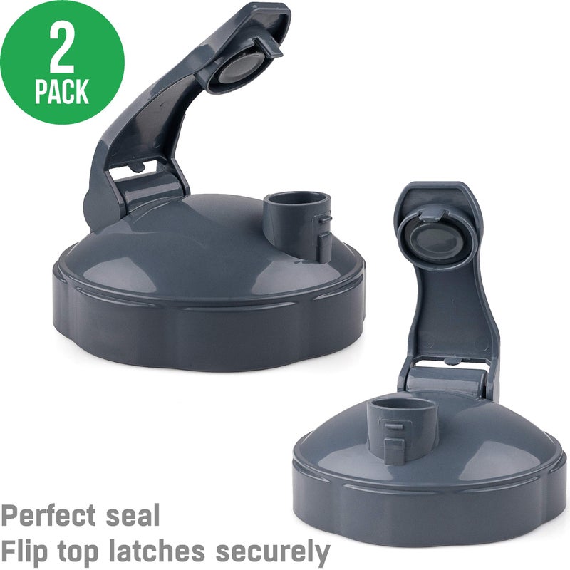 CloudCUP Flip Top to Go Lids for Nutribullet Blender Cups Lid Replacement Parts Accessories - Image 2