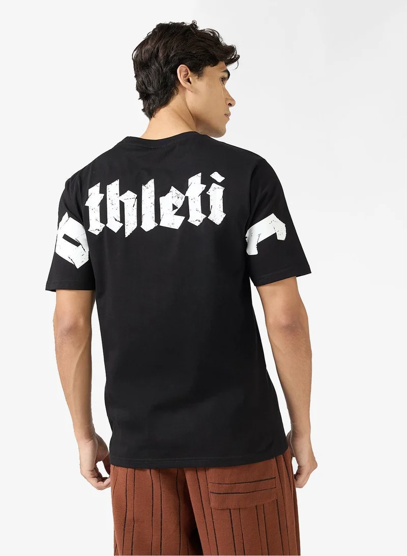 Seventy Five Graphic Print Regular Fit T-Shirt