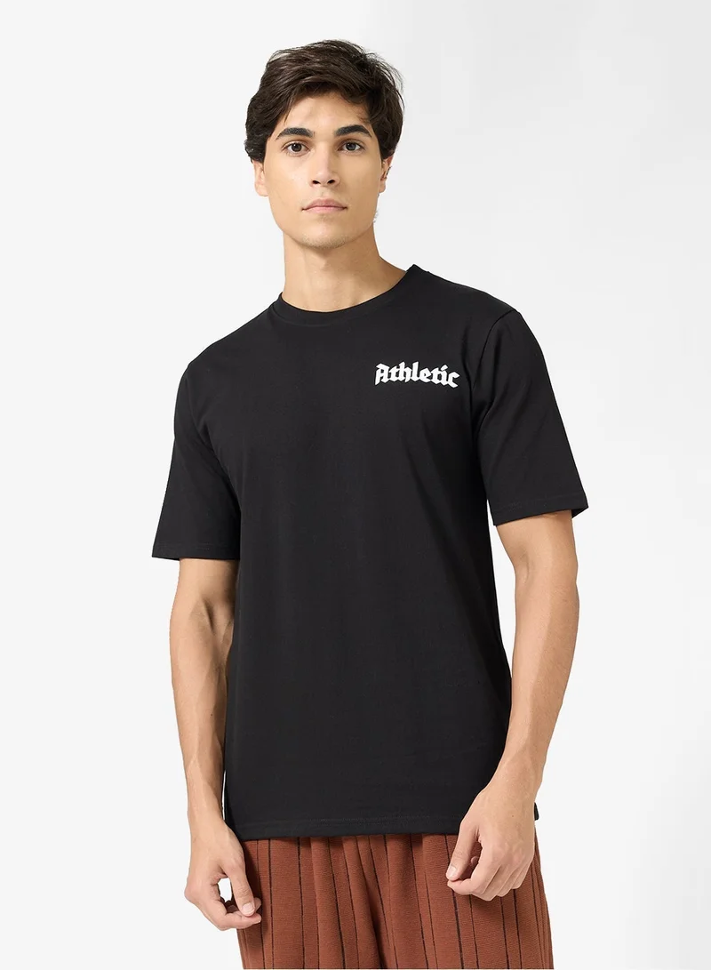 Seventy Five Graphic Print Regular Fit T-Shirt