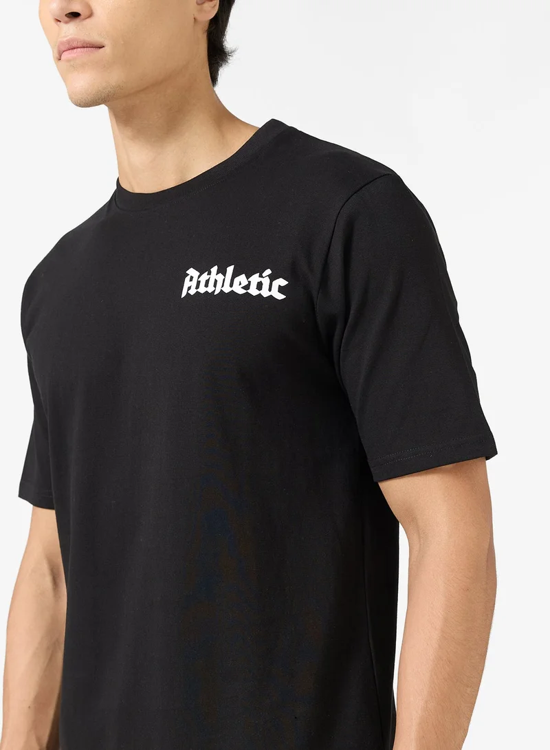 Seventy Five  Graphic Print Regular Fit T-Shirt for Men | Best Price UAE