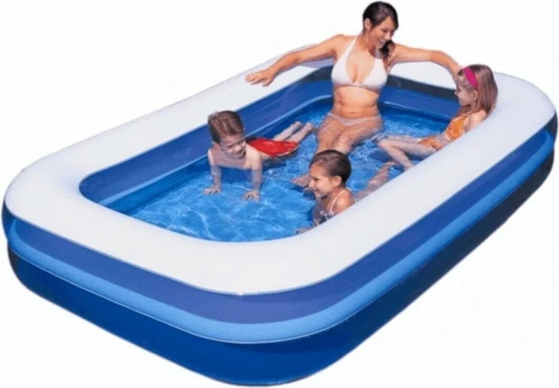 بست واي Rectangular Inflatable Family Pool Mega Large 262X175X51 cm 54006
