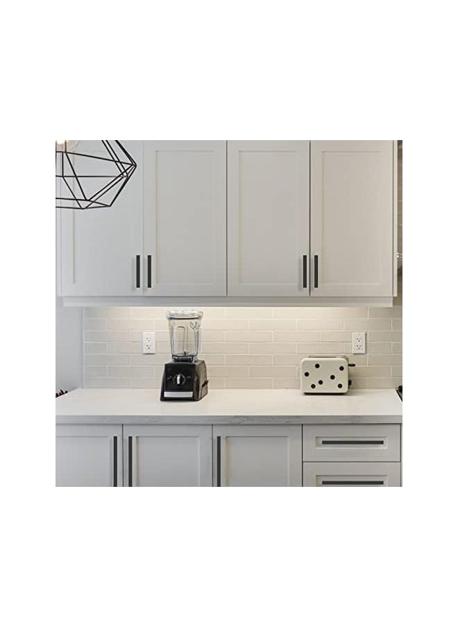 PROMASS promass 10 Pack Matte Black Cabinet Pulls 5 Inch Black Kitchen Cabinet Handles Kitchen Handles for Cabinets Black Cabinet Hardware Stainless Steel Kitchen Cabinet Pulls Drawer Pulls  - Image 5