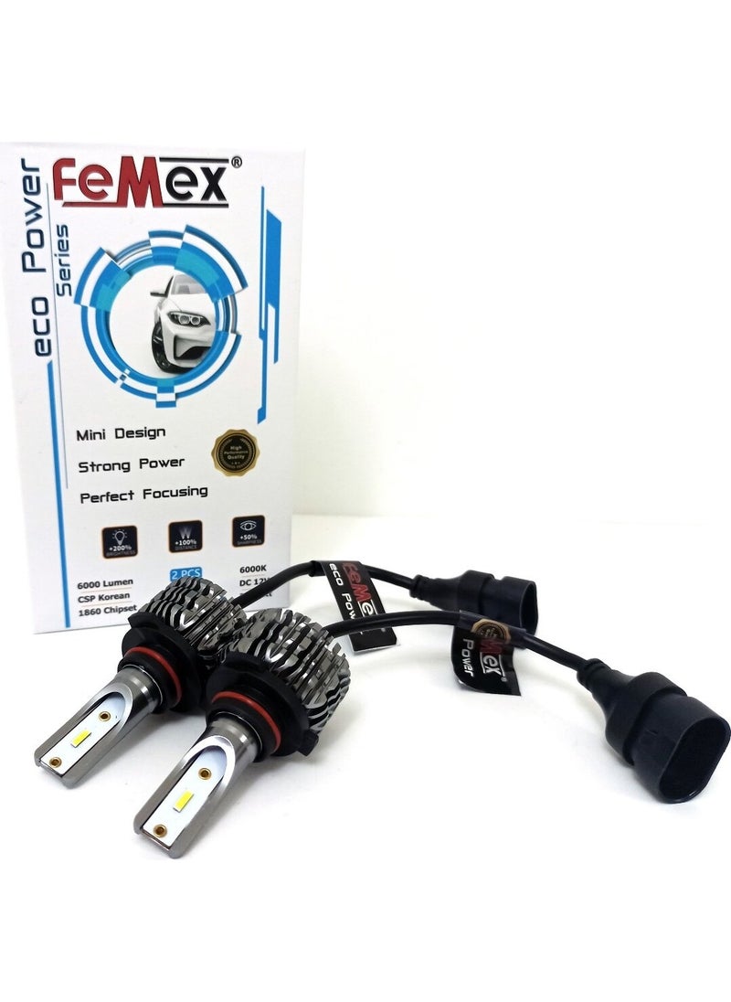 Femex - Opel Corsa D LED Xenon Fog Headlight Lighting Bulb Eco Power H10 - Image 1