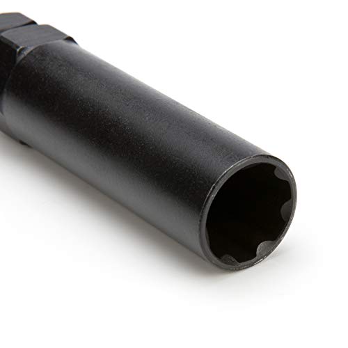 Steelman Pro 7-Spline 3/4-Inch Socket-Style Locking Lug Nut Key, Removes Spline-Style Aftermarket Lug Nuts, Durable, Thin-Walled - Image 2