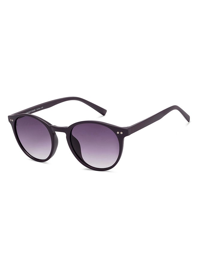 VINCENT CHASE Unisex Full Rim Round Holiday Edit 2.0 Branded Latest And Stylish Sunglasses Polarized And 100% UV Protected Unisex Small VC S16343 - Image 1