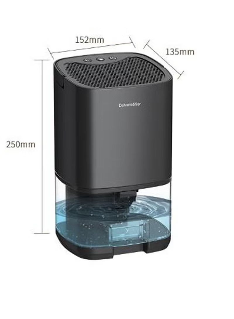Dehumidifier for Home,Dehumidifiers for 2500 Cubic Feet Two Working Modes and 7 Colorful LED Lights ,Quiet Portable Mini Dehumidifier,for Basement Bedroom Bathroom Closet  - Image 3