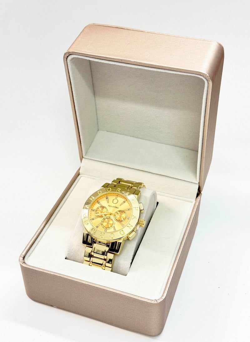 Luxury elegant high-end watch stainless steel
