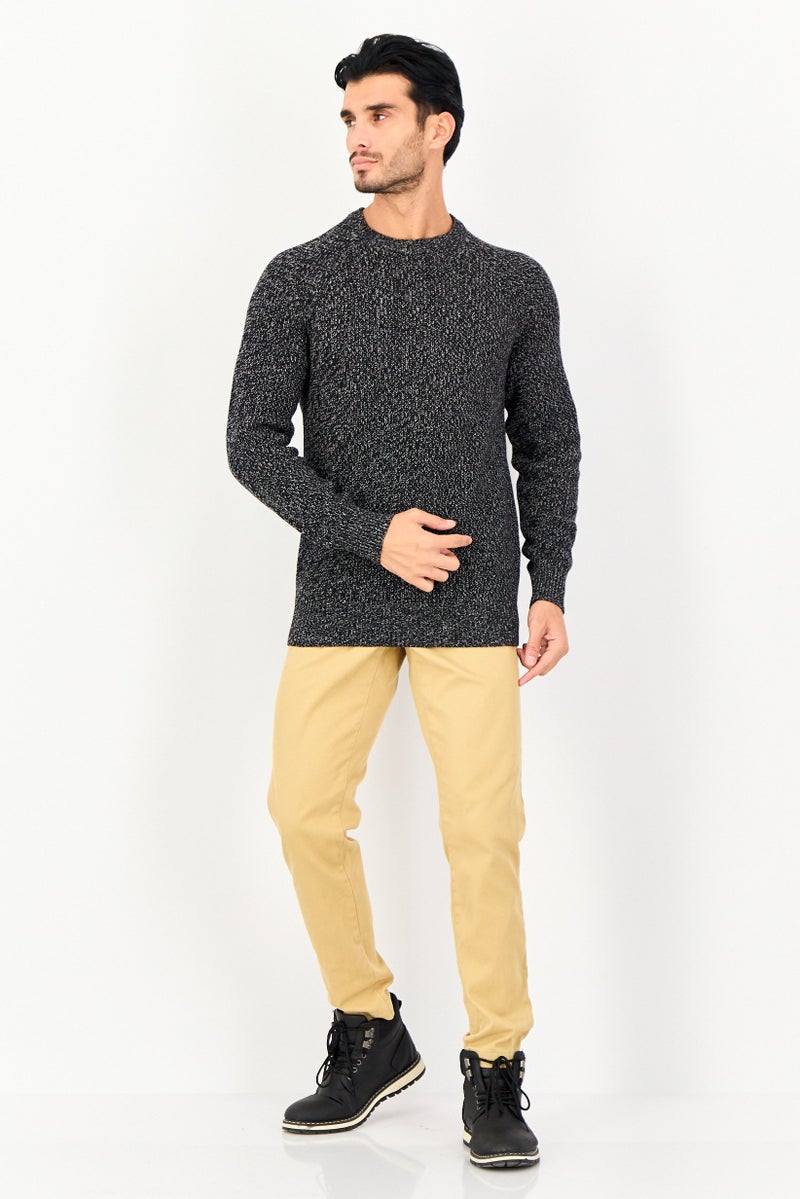 Celio Men Crew Neck Knitted Sweater, Multicolor - Image 4
