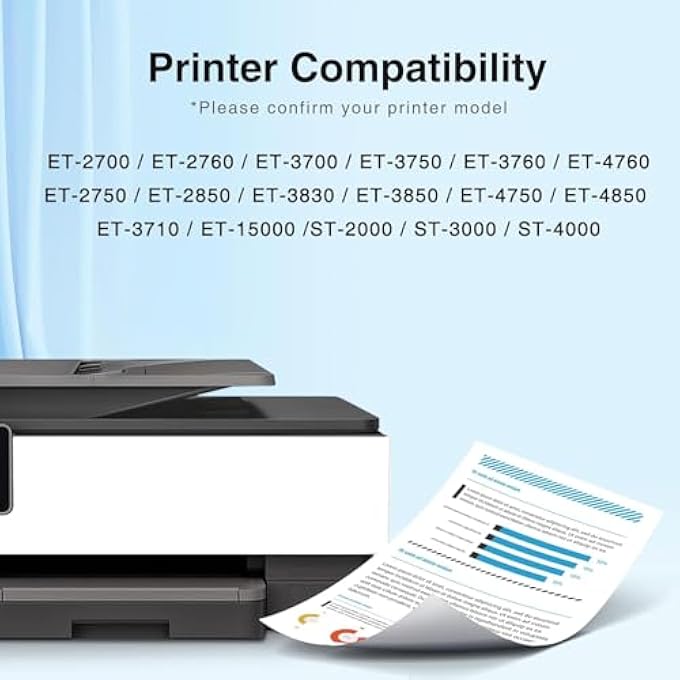 زجاجة حبر 502 قابلة لإعادة التعبئة بحبر صبغي، زجاجات إعادة تعبئة حبر 502 متوافقة مع طابعات ECOTANK ET-4760 ET-3850 ET-4850 ET-2760 ET-3760 ET-2850 ET-3750 ET-4750 ET-3830 ET-15000 - 4 عبوات - Image 3