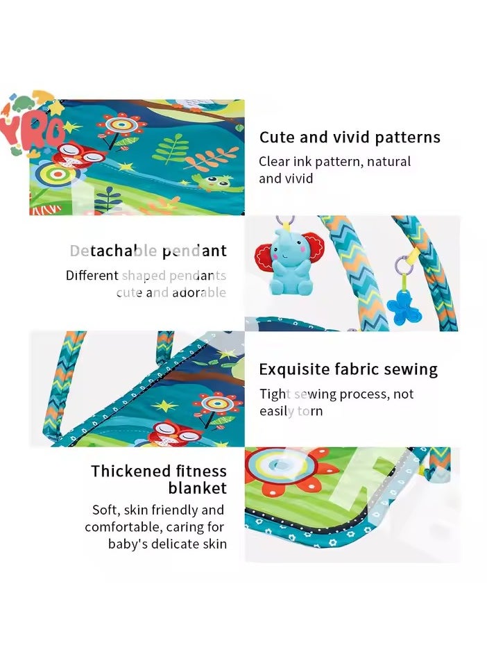 Generic - A World of Fun in Every Touch: Play Mat for Babies Full of Toys - Image 1
