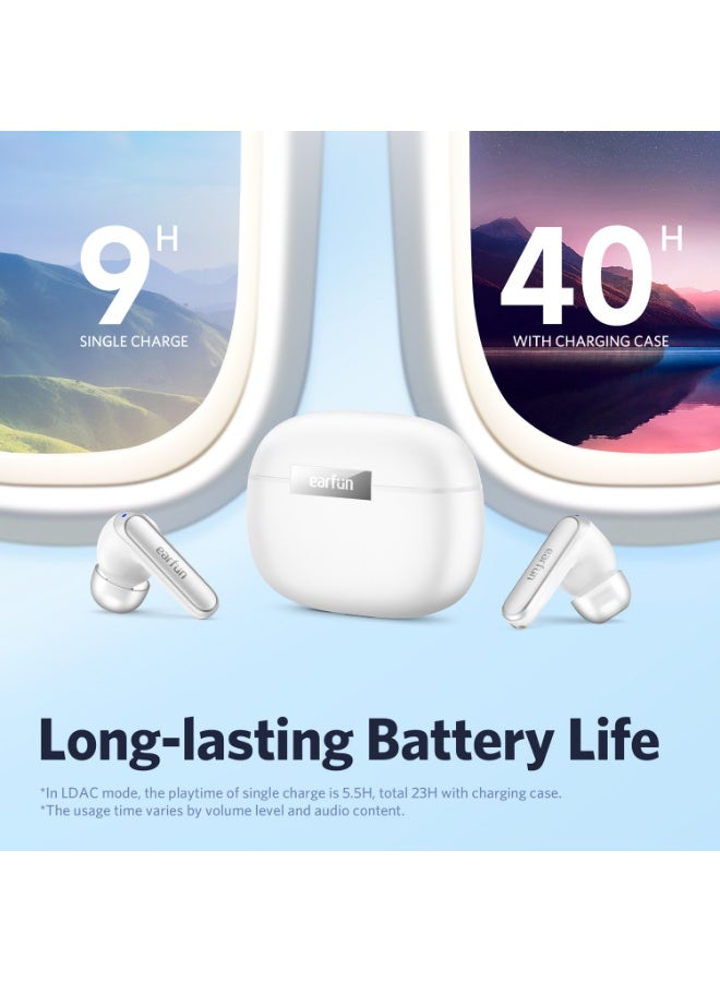 إيرفن سماعات EarFun Air 2 اللاسلكية، سماعات أذن بلوتوث بدعم ترميز LDAC، صوت Hi-Res، 4 ميكروفونات، شحن لاسلكي، سماعات TWS، EQ مخصص - Image 5