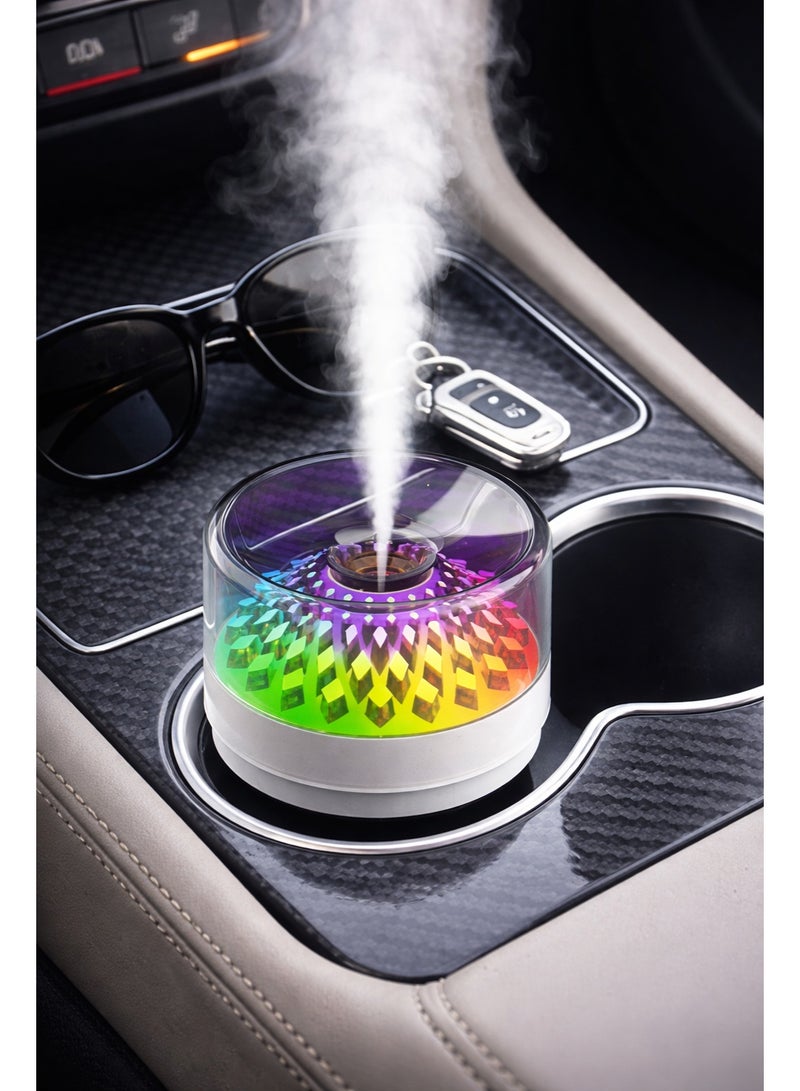 Essential Oil Diffuser 180ML , Cool Mist Humidifier with Ultra Quiet Operation, LED Colored Light, Automatic Shut Off, Long Lasting Performance, Stylish Wooden Design for Home, Office & Car Use - Image 2