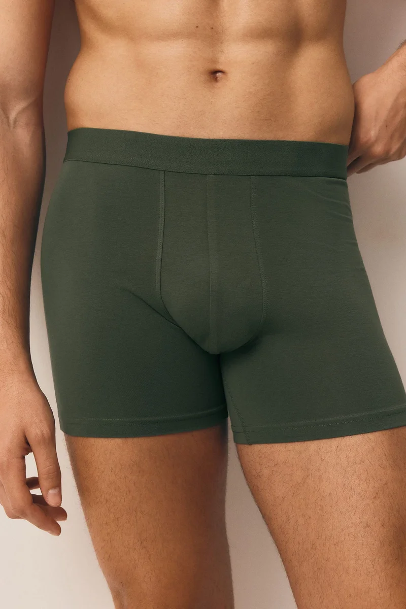 اتش اند ام سروال ترانك بارتفاع متوسط من القطن - عبوة 10 قطع