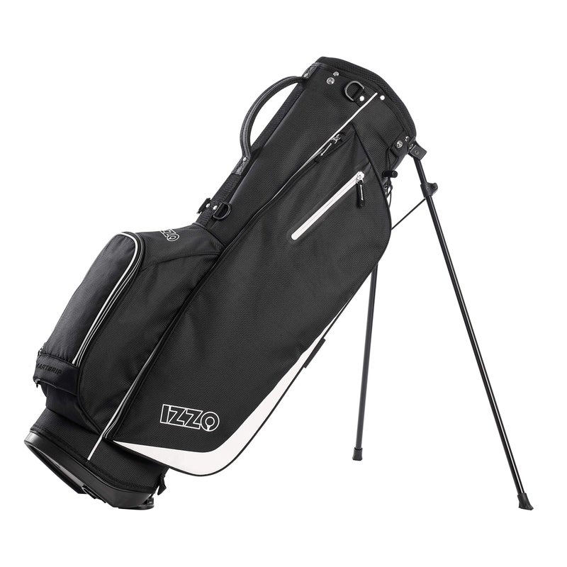 IZZO Ultra Lite Stand Bag BlackBlackWhite 32 pounds