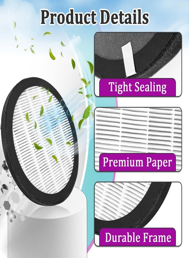 Joworthy 6 Pcs MB-032 Replacement Filter Compatible with TDBYWAE Air Purifier, 3-in-1 High-Efficiency Filtration with Activated Carbon Filter, Ultra-Silent and Long-Lasting Performance - Image 4