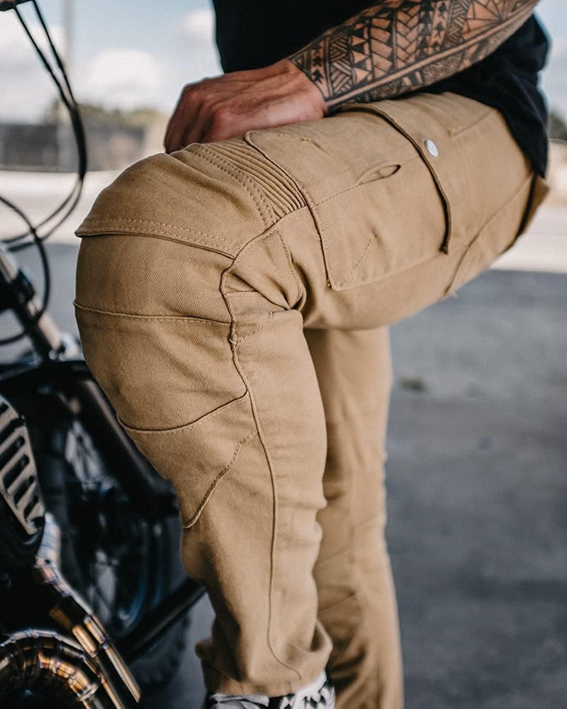 LOMENG Motorcycle Riding Pants with Removable Armor - Image 2