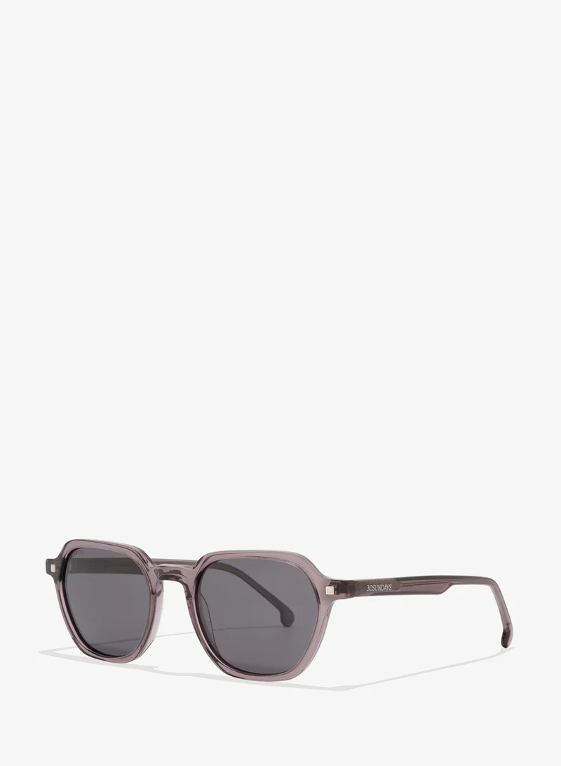 30Sundays Unisex RIVER Sunglasses - Lens Size: 52 mm - Grey