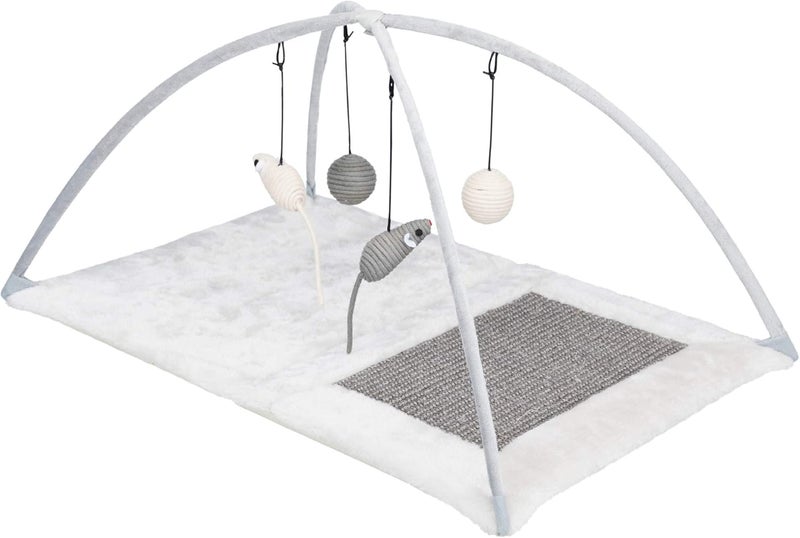 Trixie Junior Scratching Mat with Arch for Cats 60 x 33 x 42 cm - Image 1