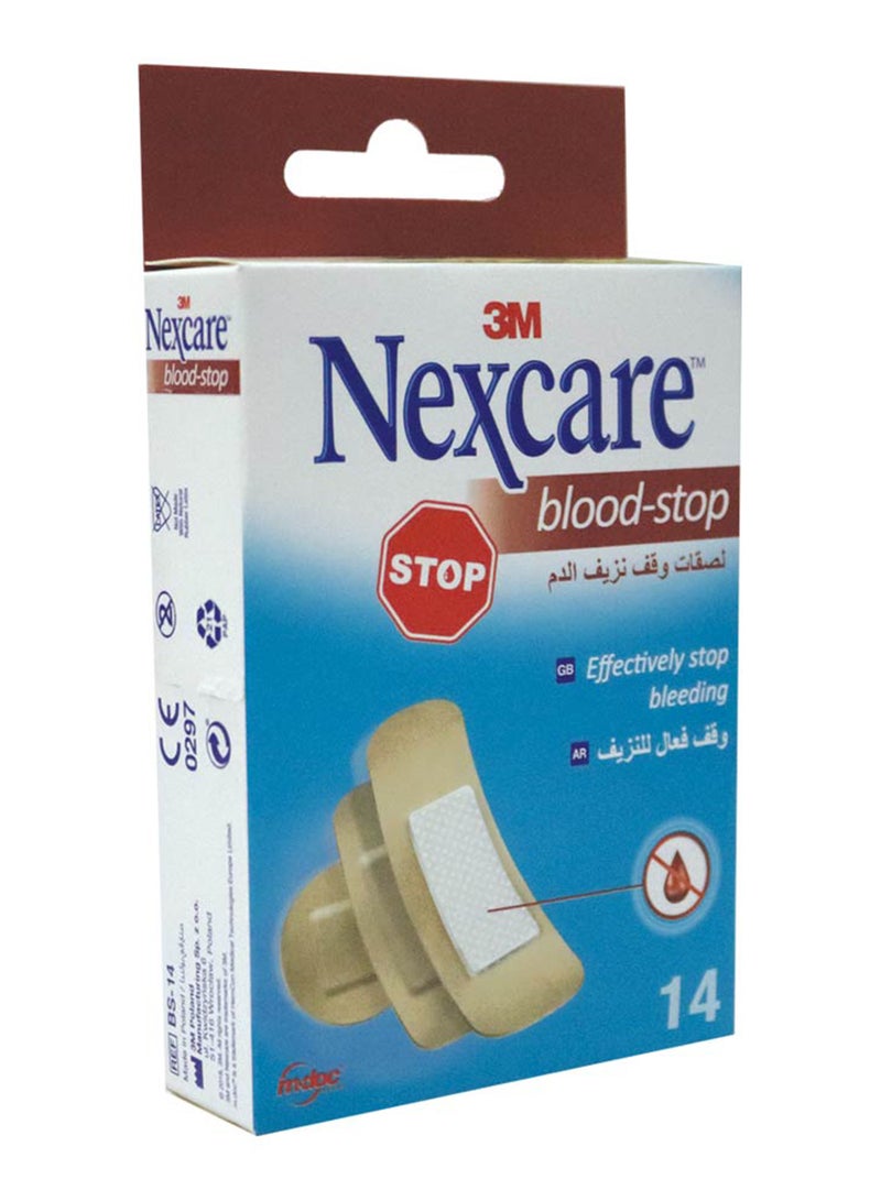 3M Blood Stop Assorted Bandages 14'S