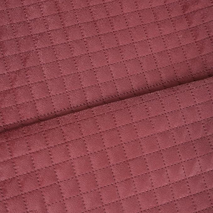 STITCHNEST 2 Seater Quilted Velvet Sofa Cover with Pom Pom | Elegant Peach Sofa Protector for Living Room | Soft, Washable | Perfect for Enhancing Living Room Interiors - Image 4