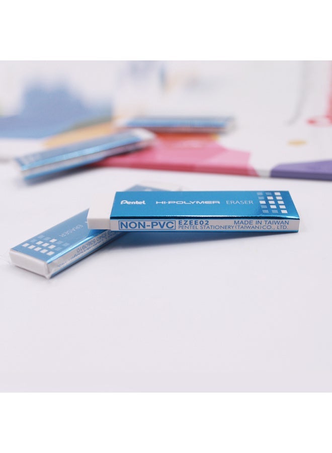 Pentel Ezee02 Exam Special Eraser Non-pvc Highlight Detail Design Drawing Eraser Chewing Gum Shape  (4-pack) - Image 5