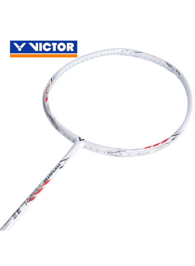 Victor Badminton Racket Iron Hammer Ias Full Carbon Single Racket Tk-hmrl White 5u Pre-strung 26 Lbs - Image 3