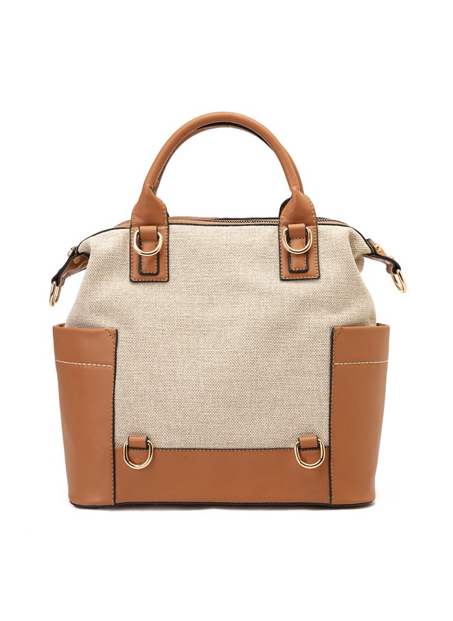 GRINTA Grinta Women Handbag - Cafee&Beige  - Image 3