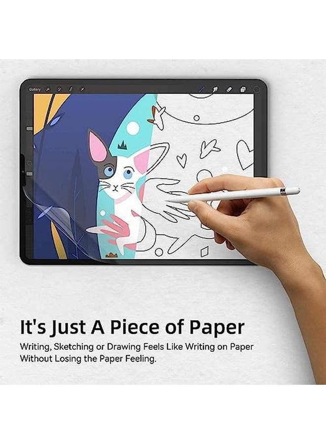 2 Pack Paperfeel Screen Protector For Ipad Pro 12.9 Inch 2022 And 2021 And 2020 And 2018 Matte Pet Film For Drawing Face Id Compatible Paperfeel Film Ipad Pro 12.9 Inch Paper Like Protector - Image 2