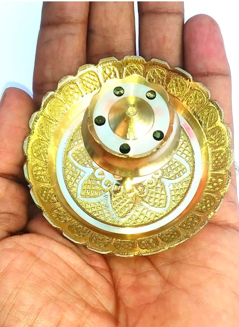 NANIMAN Agorbati Stand 100 Pure Brass Polish Dhup Dani - Image 2