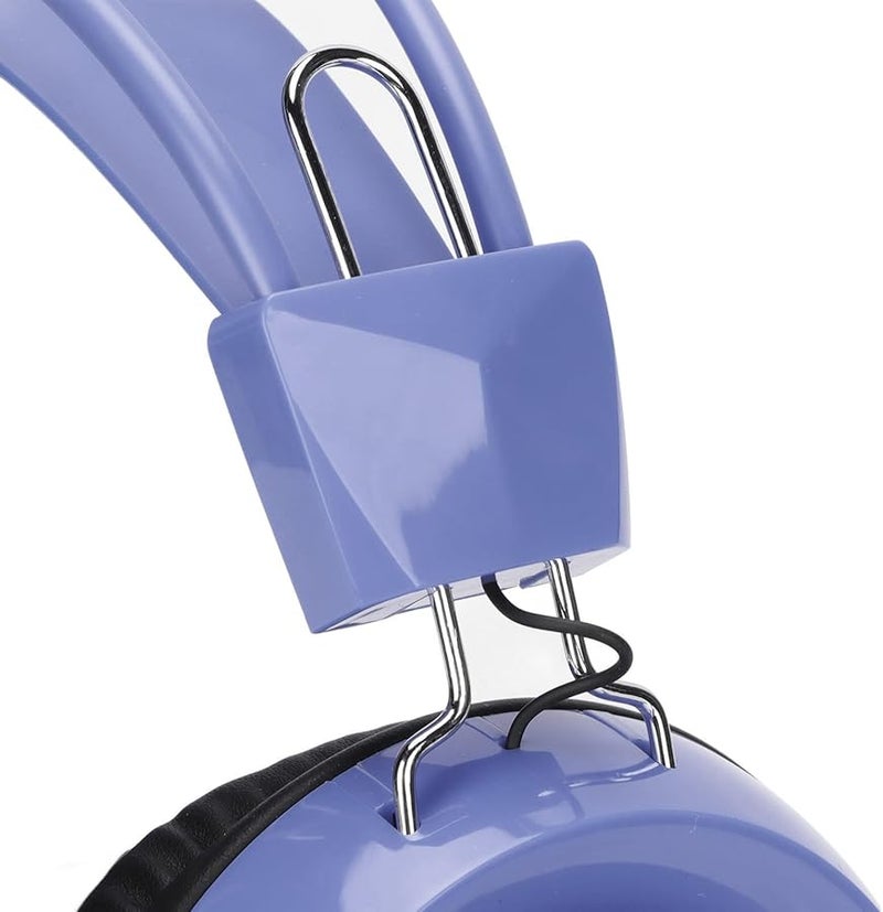 Purple Gaming Headset with Omnidirectional Mic RGB Lighting for PC Laptop Office - Image 4