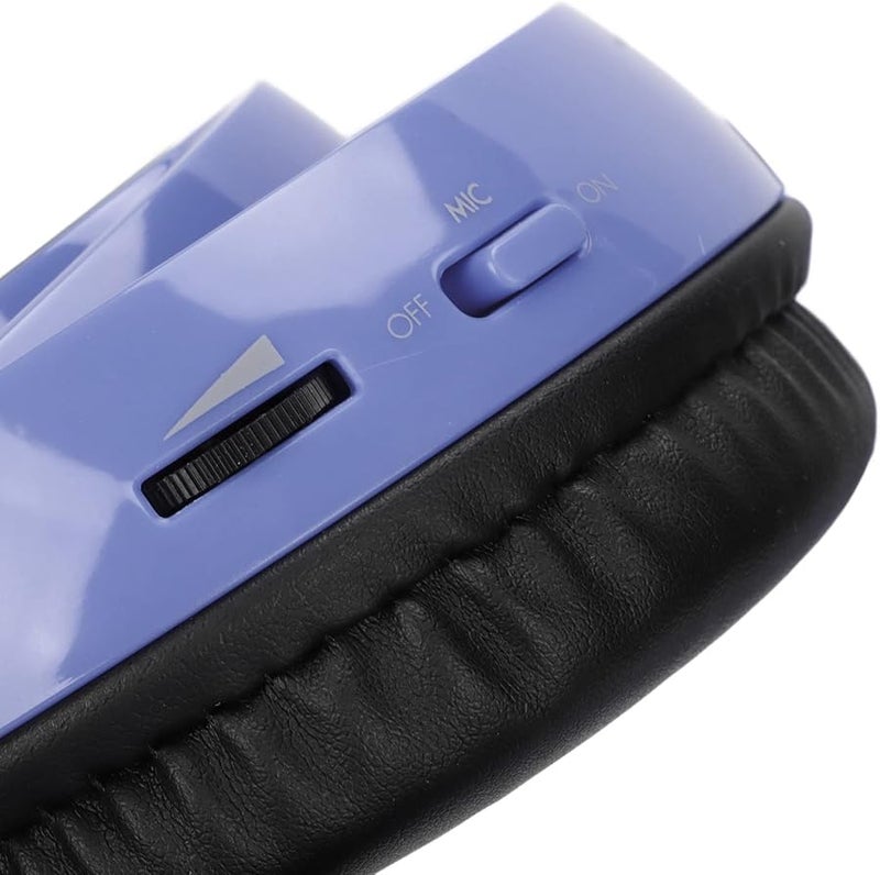 Purple Gaming Headset with Omnidirectional Mic RGB Lighting for PC Laptop Office - Image 5