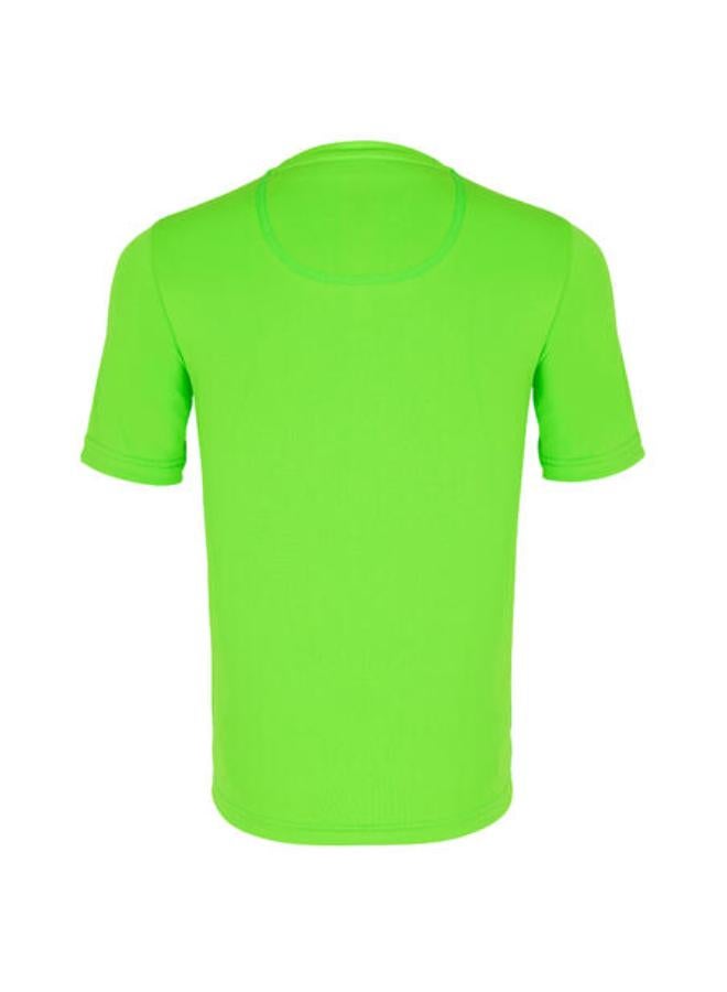 OLAIAN Kids’ surfing anti-UV printed water T-Shirt - green - Image 3