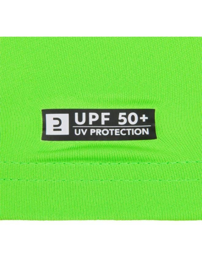 OLAIAN Kids’ surfing anti-UV printed water T-Shirt - green - Image 4