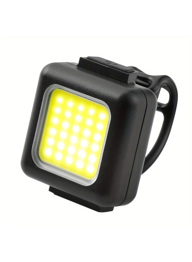 Mini Mountain Light White Red Bicycle Front Tail Light Outdoor Backpack Buckle Flashlight - Image 2