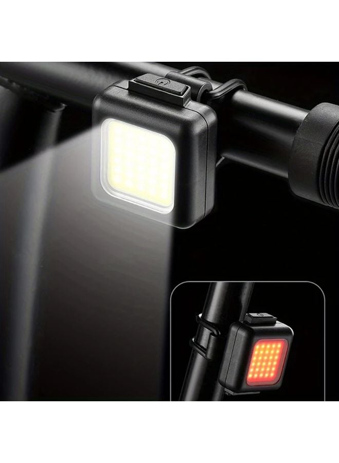 Mini Mountain Light White Red Bicycle Front Tail Light Outdoor Backpack Buckle Flashlight - Image 5