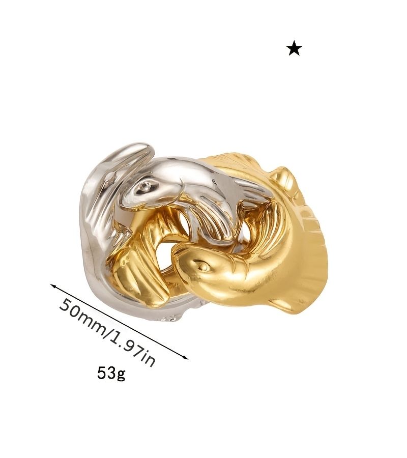 1 Piece Ocean Series Seahorse Large Kongming Luban Lock Puzzle Adult Brain Teaser High Difficulty Nine Link Toy Intelligence Challenge Party Activity Christmas New Year Valentine Gift - Image 5