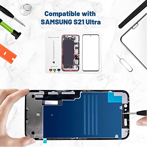 Tpyag Screen Replacement for Samsung Galaxy S21 Ultra,Replacement Screen for Galaxy S21 Ultra Series 6.8 inch,Screen Repair Kit with Waterproof Adhesive(NO OLED & Touch Digitizer) - Image 3