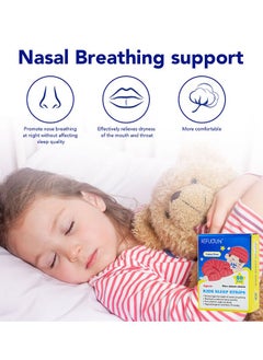 Sefudun 50 Pcs Kids Sleep Strips Sleep Patch, Gentle Mouth Band Reduces Mouth Breathing Improves Nighttime Sleep and Provides Immediate Snoring Relief  - Image 4