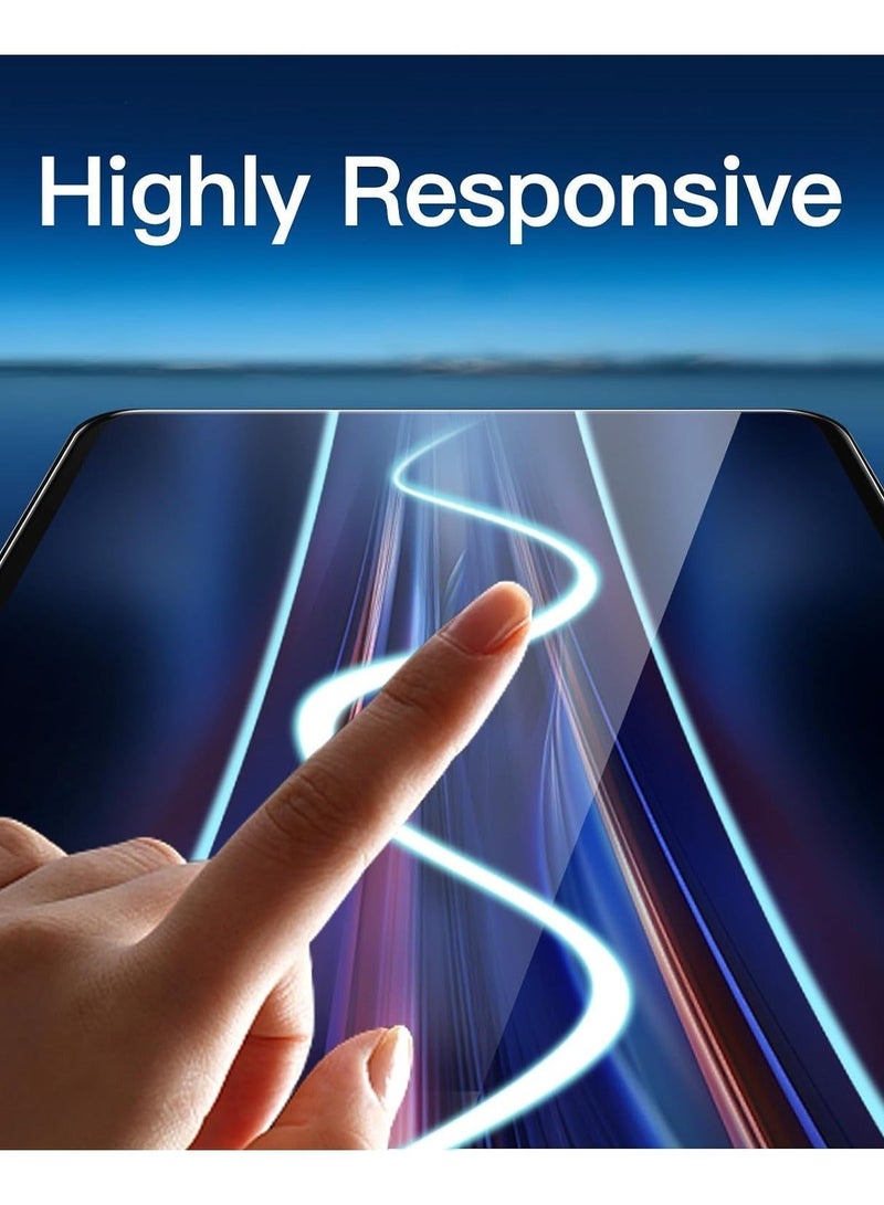 Techie عبوتان من واقي الشاشة الزجاجي عالي الدقة لجهاز Apple iPad Pro مقاس 13 بوصة M4 / iPad Air مقاس 13 بوصة (M2) 2024 - مضاد للانعكاس ومضاد للفقاعات وصلابة 9H 0.33 مم وحواف مستديرة وسهلة التركيب - Image 4