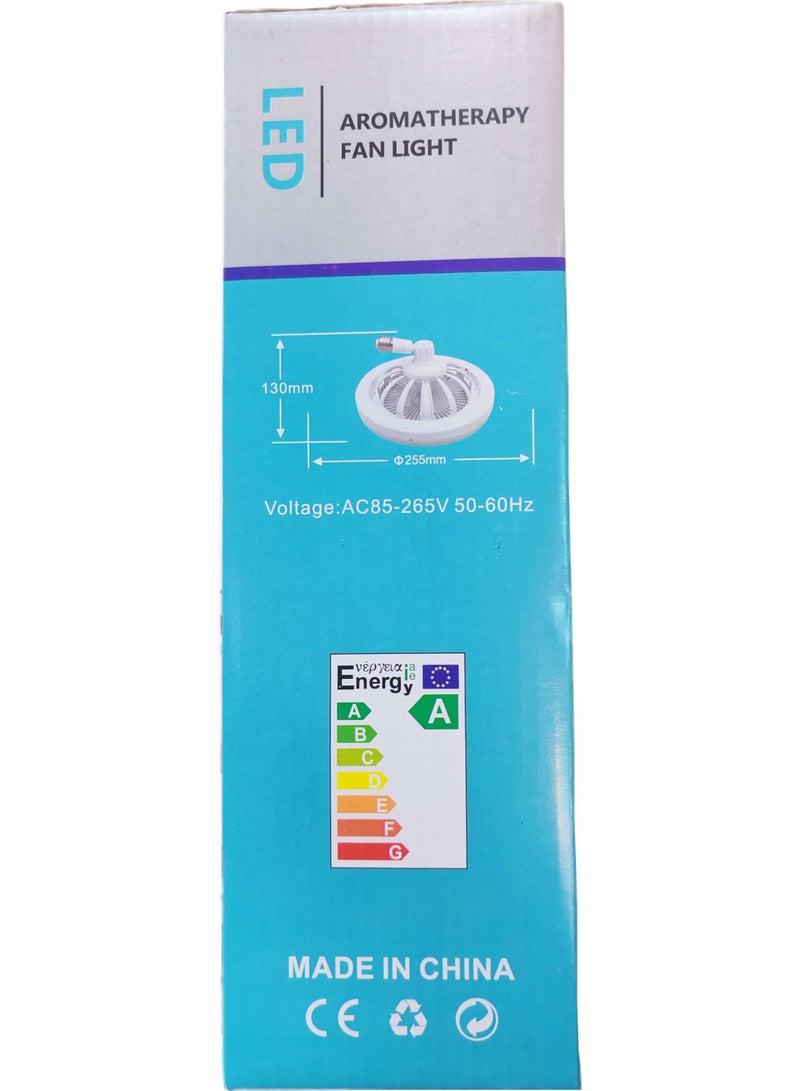 مروحة إضاءة LED للعلاج بالروائح بقوة 30 واط - Image 4