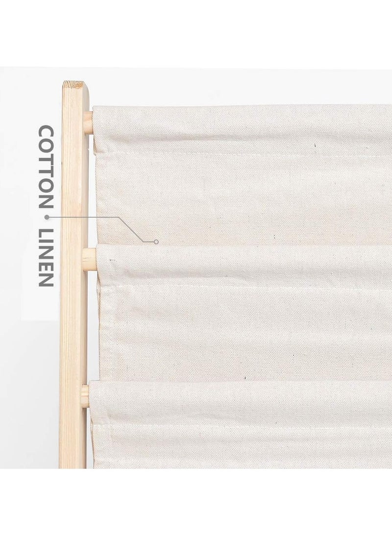 NNEWVANTE Sling Bookshelf,Bookshelf for Kids, Baby Bookshelf Kids Book Rack Natural Wood Sling Bookcase, Childrens Book Organizer for Play Room Toy Storage, Nursery Book Display  - Image 4