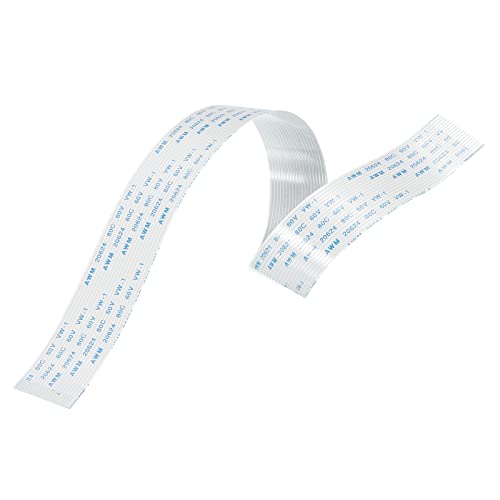 MECCANIXITY Flexible Flat Cable Extension Ribbon Cables 18 Pins 1.0mm Pitch 300mm for 3D Printer, DIY, Camera, Screen and DVD Player Connector A Type Pack of 10 - Image 1