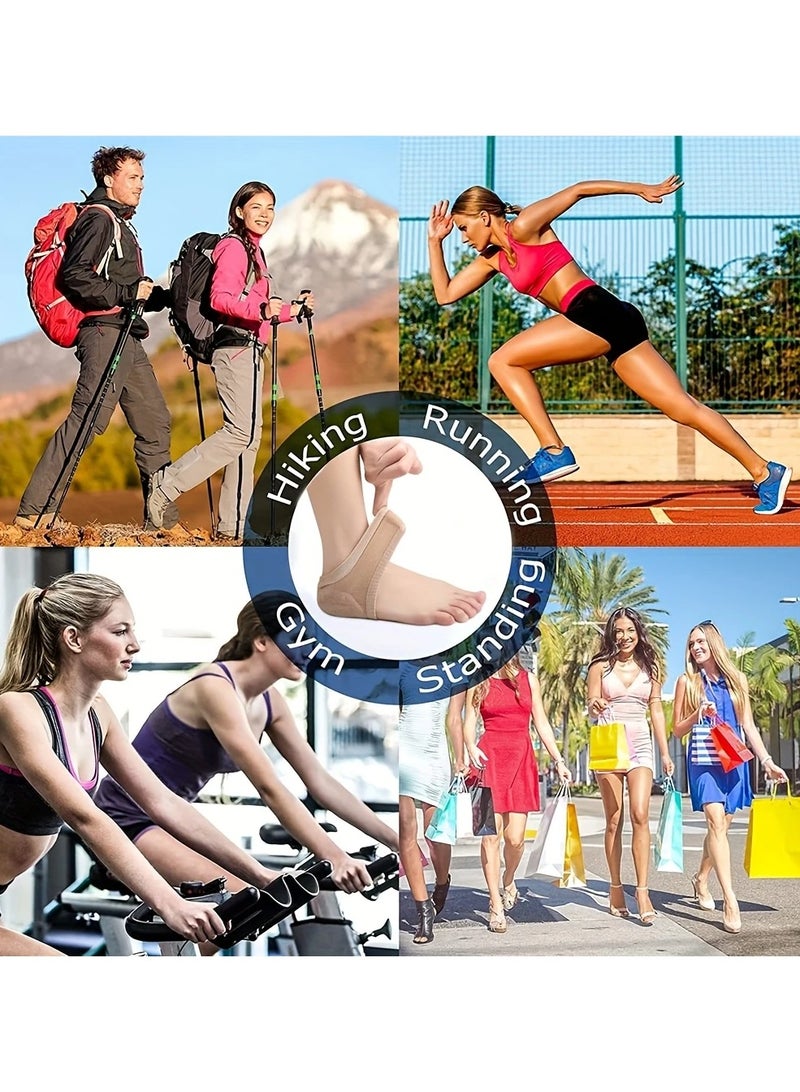 Gel Heel Socks for Dry Cracked Feet-ToelessMoisturizing Heel Repair Socks for Women DryFeet, Spa Socks for Overnight Heel Treatmentfor Softening and Repairing (1 Pairs) (Black) - Image 5