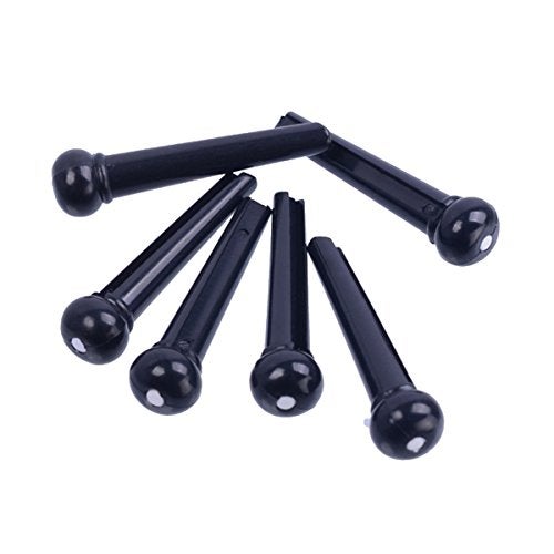 MUSTANG Plastic Acoustic Guitar Bridge Pins Set of 6 - Image 5