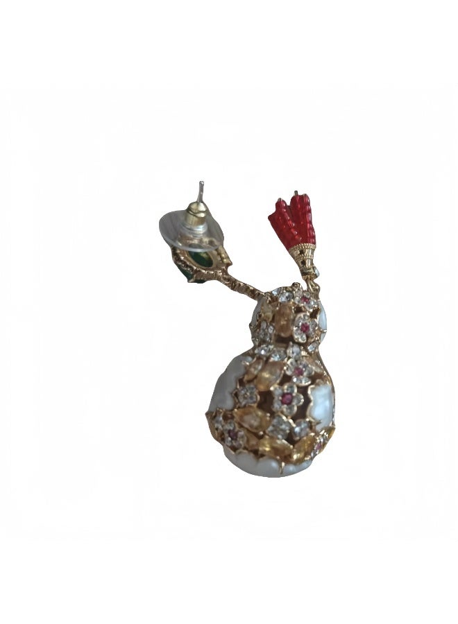 LumiArk Oriental Gourd - Shaped Drop Earrings - Image 5