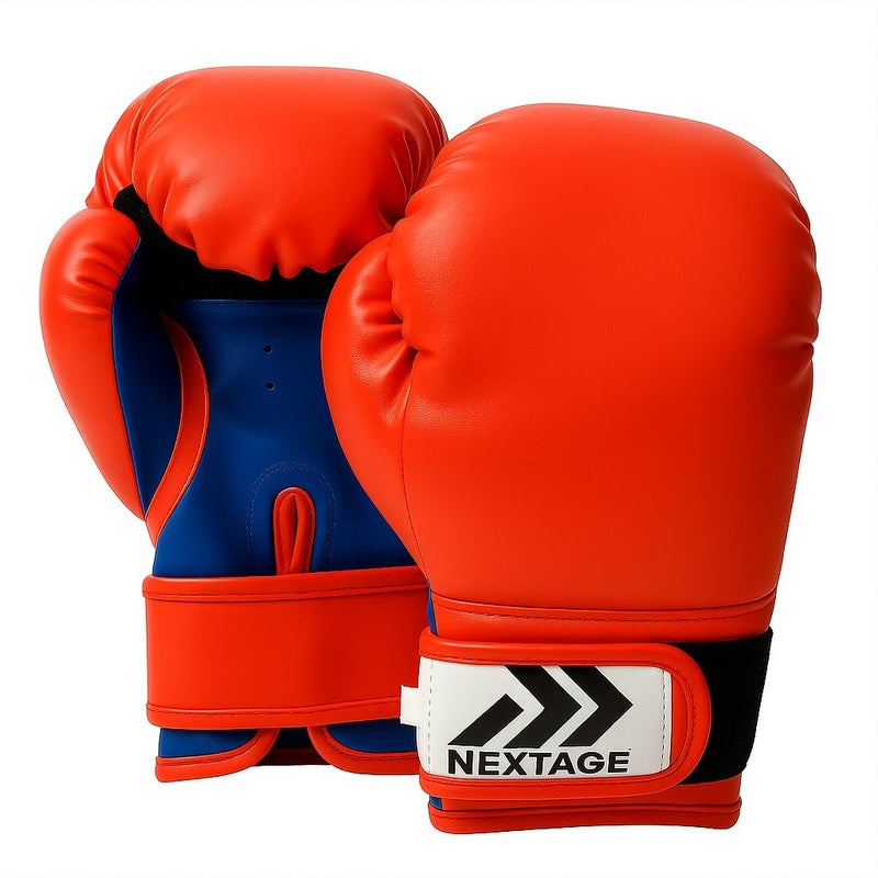 Nextage Kids 4 oz Boxing Gloves for Age 3‑7 | Lightweight PU Vinyl Training Gloves with Foam Padding & Wrap‑Around Strap | Boxing Gloves for Children’s Sparring & Punching Bag Practice - Image 1