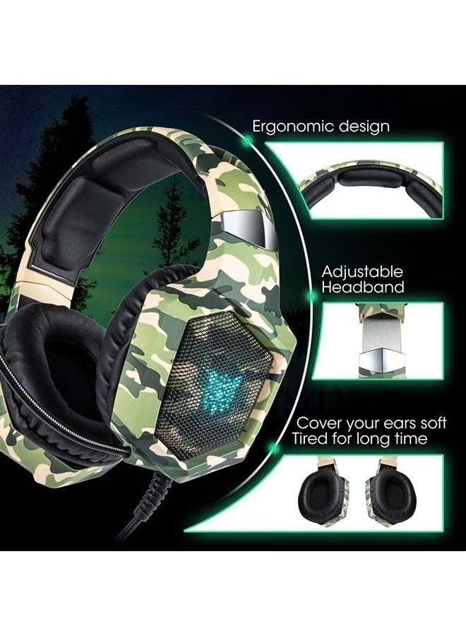 onikuma K8 Stereo Over-Ear Gaming Headphones With Mic For PS4/PS5/X One/X Series/Switch/PC -wired - Image 5