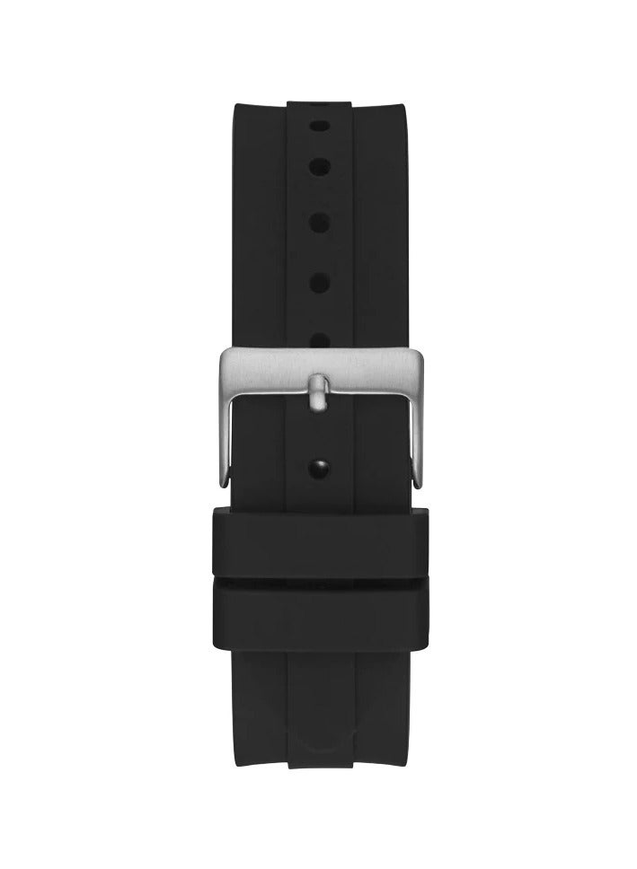 GUESS Mens Black Silver Tone Multi-function Watch GW0571G1 - Image 5